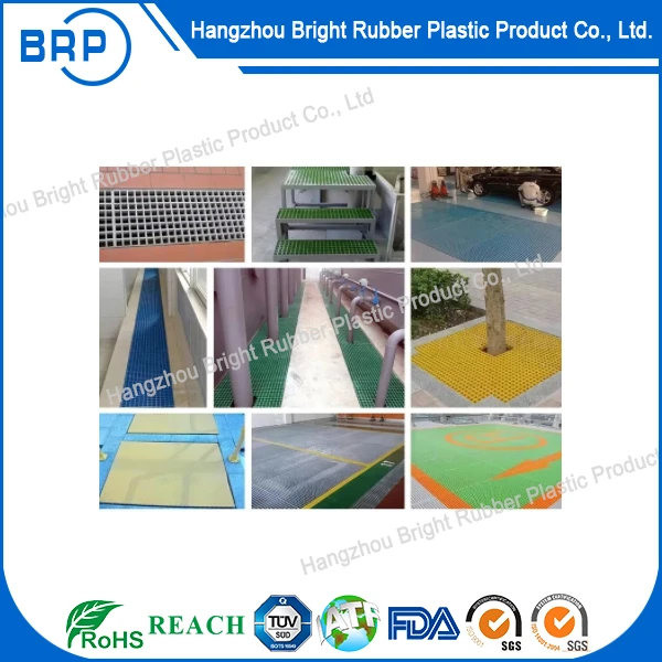 GRP FRP Fiberglass Floor Grills Grating Glass Fiber Reinforced Concrete Panel For Walkway/car Washing Room
