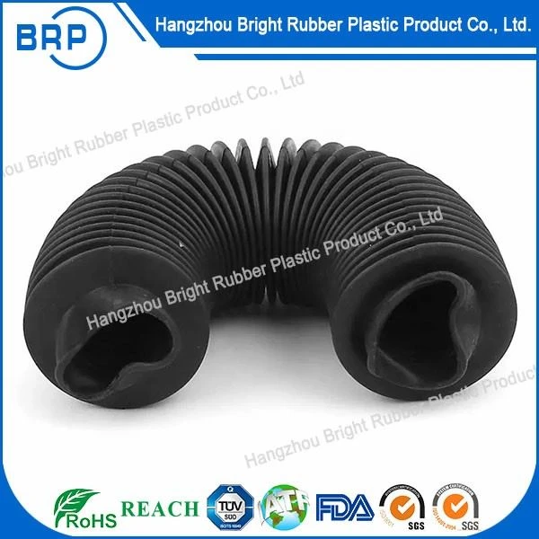 Customized Dust Proof Flexible Silicone Rubber Bellows Boot Molded Rubber Parts Automotive