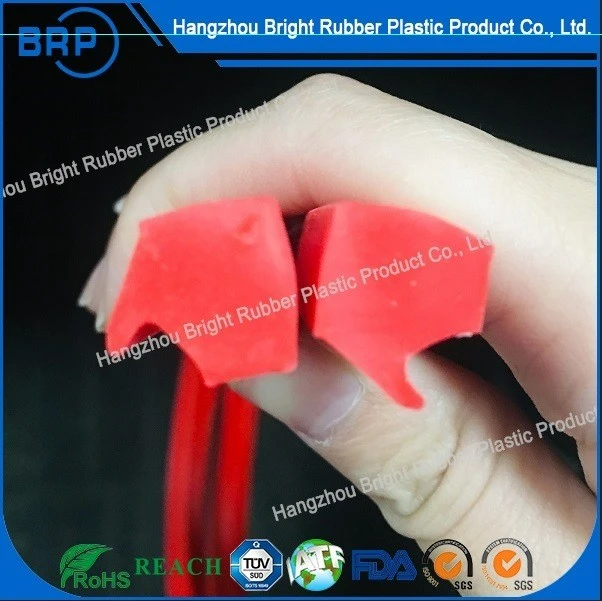 Heat Resistant Silicone Extruded Rubber Seal Customized Different Shape Sponge Cord/silicone Foam Sealing Tube